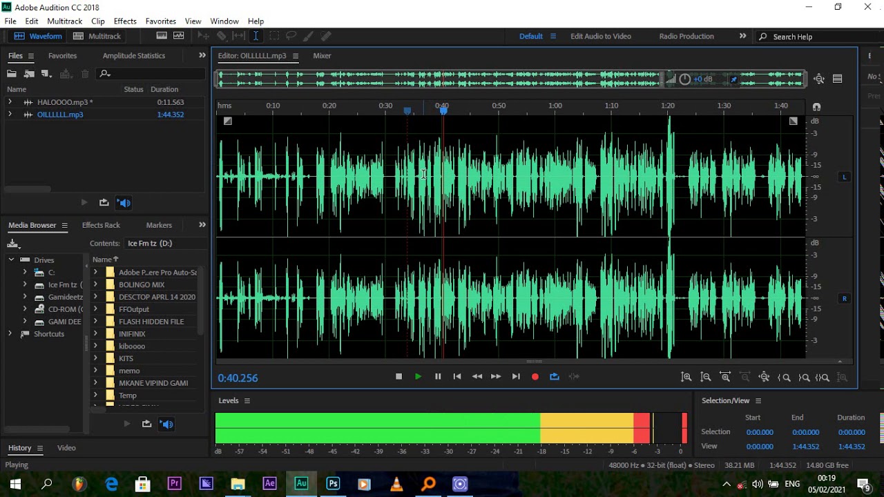 Jinsi ya kutengeneza Matangazo ya Biashara kwa Adobe Audition Cc 2018 2020 Kuedit sauti kwa Adobe