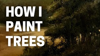 How to paint trees in oil paint screenshot 2