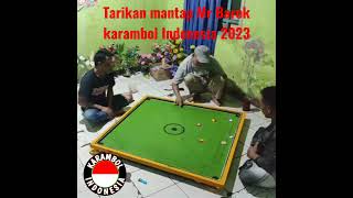 Tekhnik tembakan karambol tarikan Mr Barok #skill #karambol #karambolindonesia