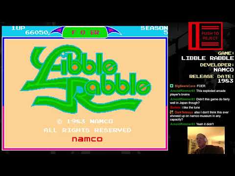 Push To Reject Libble Rabble 1983 Namco