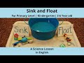 Sink or Float: Exploring Object Behavior in Water