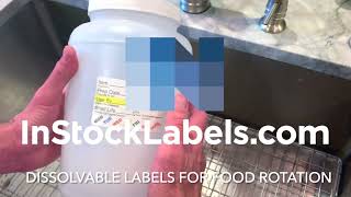 Dissolvable Labels - InStockLabels.com