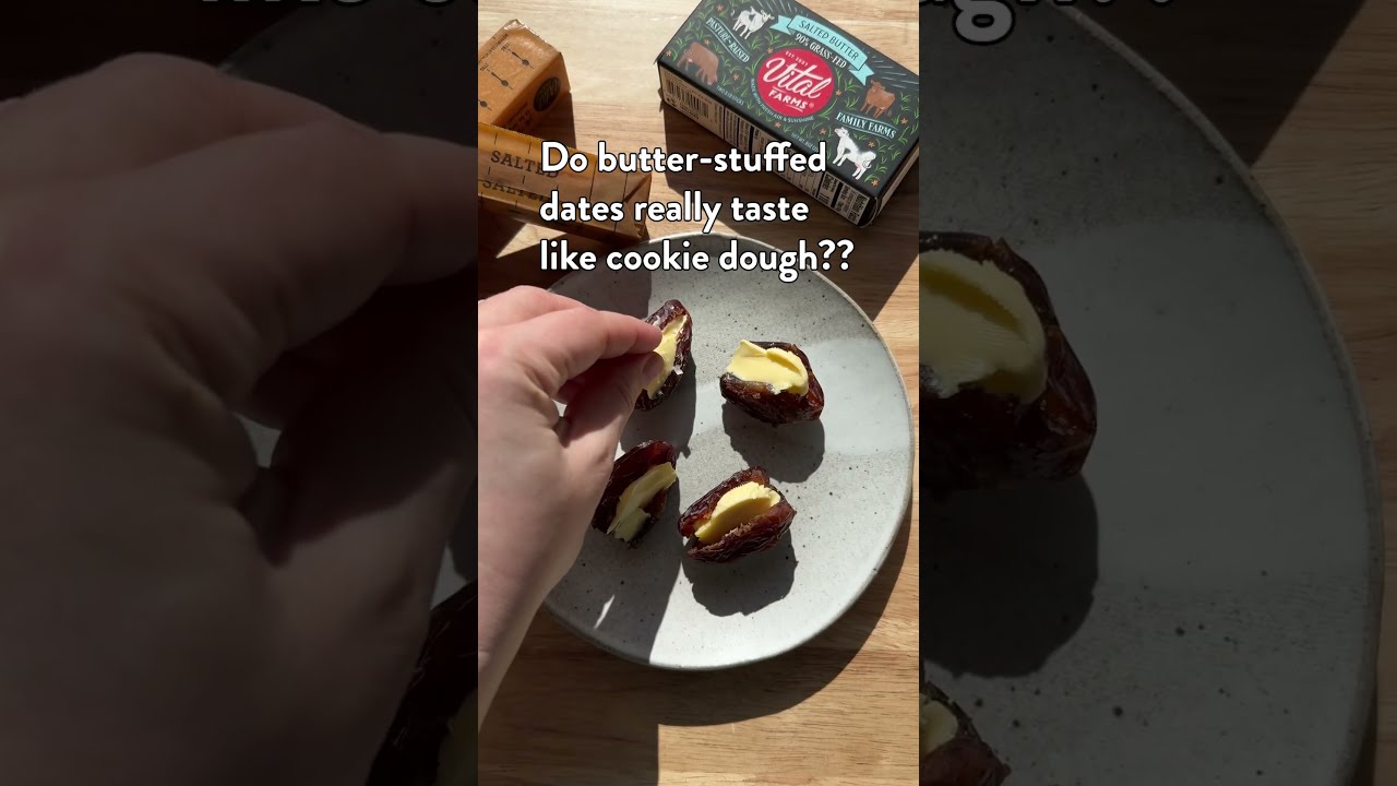 Butter Stuffed Dates Cookie Dough Let S Discuss 