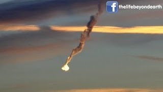 FIRE IN THE SKY UFO METEOR OR SOMETHING ELSE NOV 2
