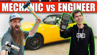 Mechanic vs Engineer – Oil Change Race – Who’s Faster?!