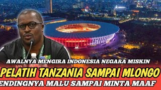 🔴 GEGERKAN DUNIA ‼️ AWALNYA MENGIRA INDONESIA NEGARA MISKIN ‼️ pelatih Tanzania sampai kagum