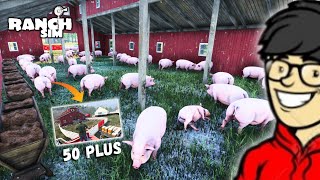 I BOUGHT 50+ PIGS || Ranch Simulator Hindi Gameplay