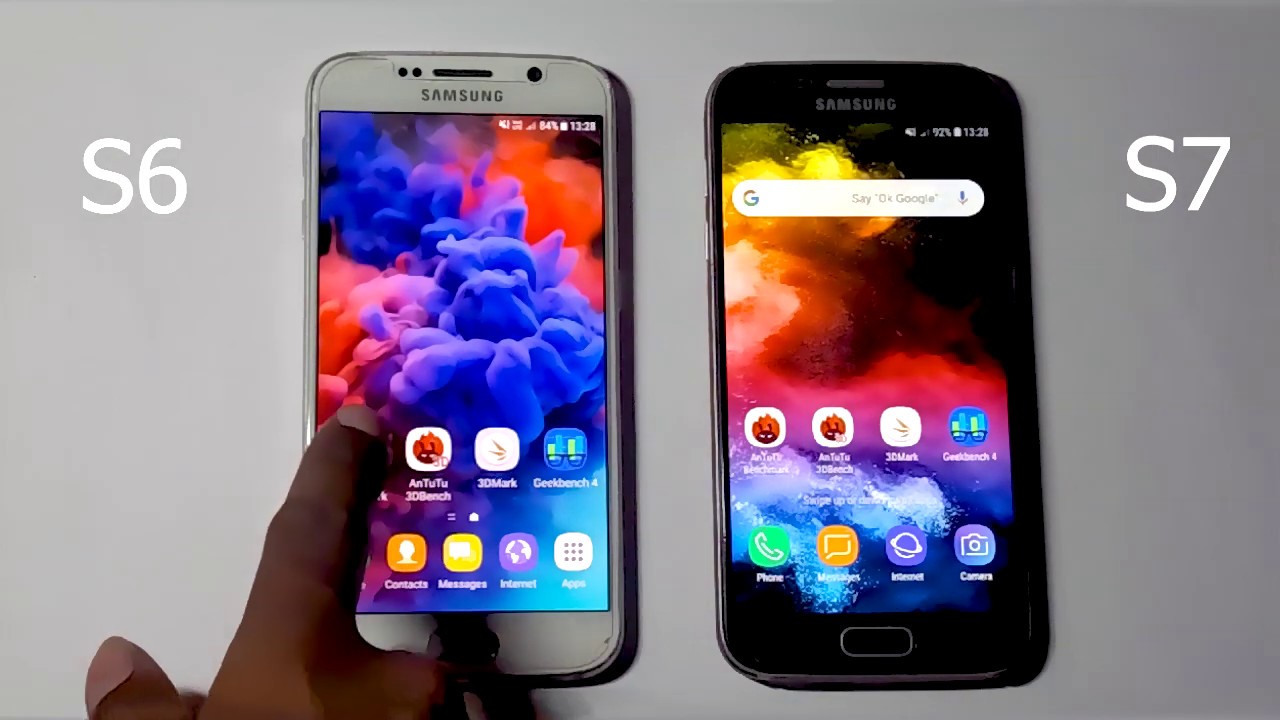 Samsung S7 Vs S6 Benchmark Performance Test | Antutu | Geek bench | 3DMark