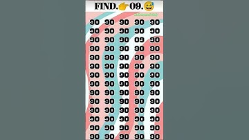 #find 09  #numbers  #odd #the #iqtest  #mathquiz #mathgame #shortvideo #ytshorts #gkquestion