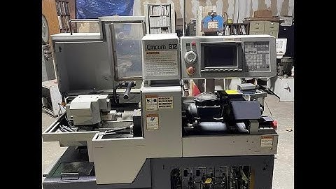 Citizen B-12 CNC Swiss Lathe - MC# 602132