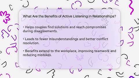 What Are the Benefits of Active Listening in Relationships? | The Personal Growth Path