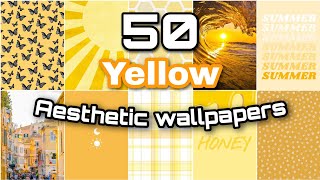 50 Yellow Aesthetic Wallpapers screenshot 2