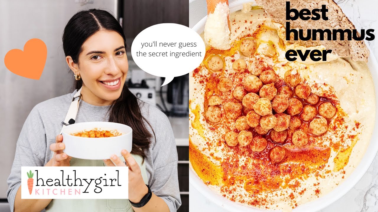 THE CREAMIEST HUMMUS EVER (secret ingredient has me shook)