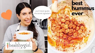 THE CREAMIEST HUMMUS EVER (secret ingredient has me shook) screenshot 3