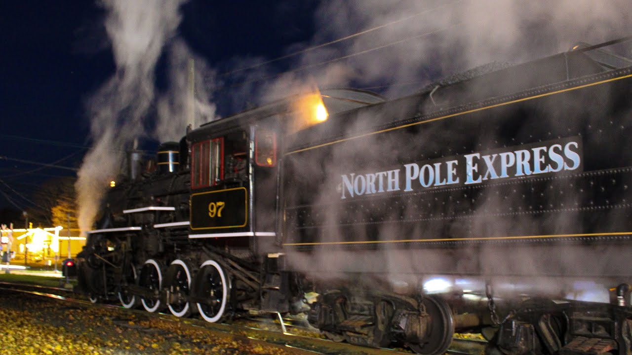 Steaming it up in a Christmas way at the Essex steam train YouTube