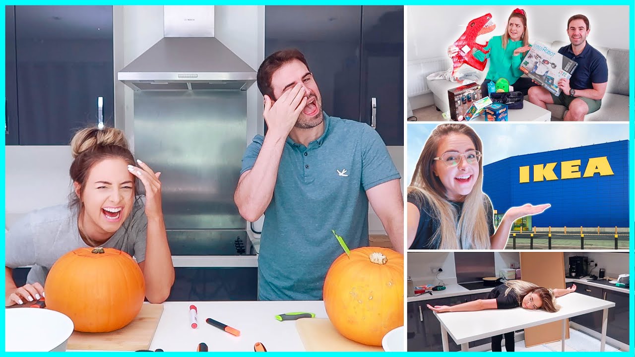Ikea Shopping, Couples Pumpkin Carving, Tiktok Challenge and Playing Among Us !