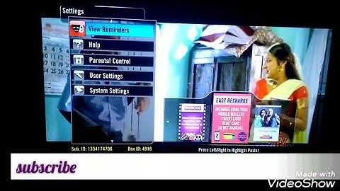 Tata sky lock the channel how to lock channel