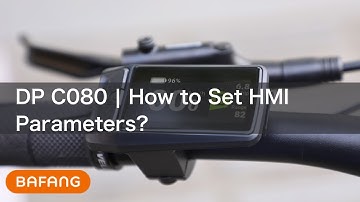 How do we set HMI parameters on my DP C080