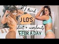 I ATE + WORKED OUT LIKE JENNIFER LOPEZ FOR A DAY 💃🏻 Testing J Lo's Workouts + Diet | Marie Wold