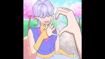 Finger Heart Challenge 🫶 Zoey & Mystery 🩵 KPOP Demon Hunters