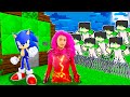 SONIC PROTEGE LAVAGIRL DE UM APOCALIPSE DE BEBÊ NO MINECRAFT!