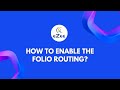 How to Enable the Folio Routing in Hotel Software, eZee Absolute?