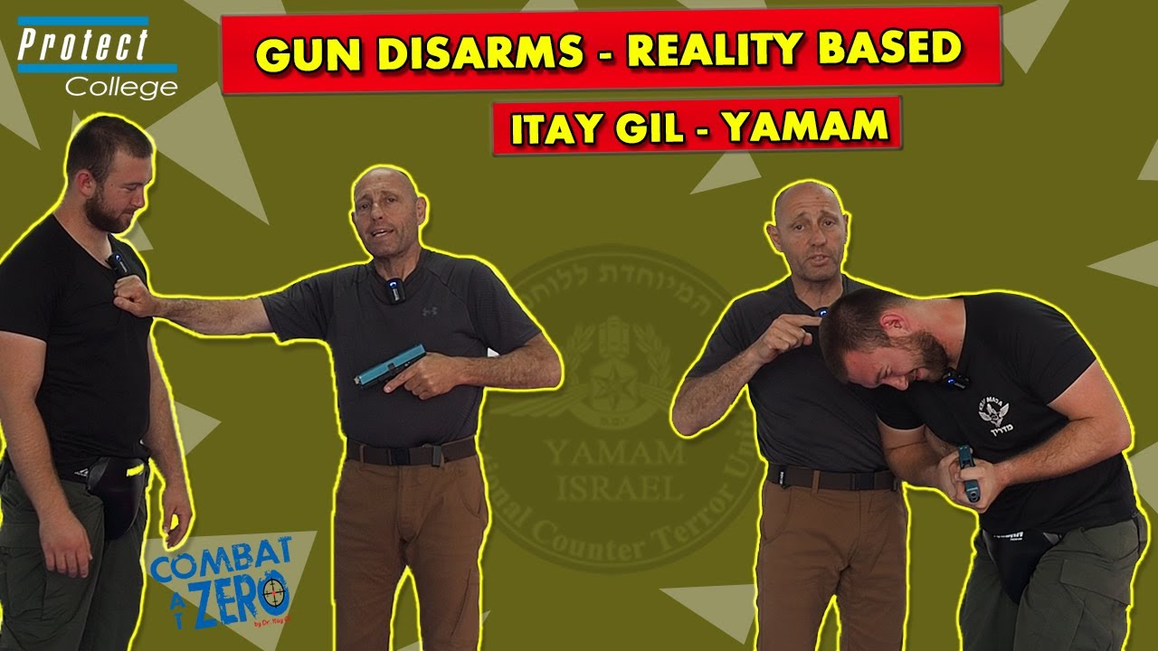 GUN Disarms - reality based • ITAY GIL  Yamam • (commerical Krav maga will not like this!)