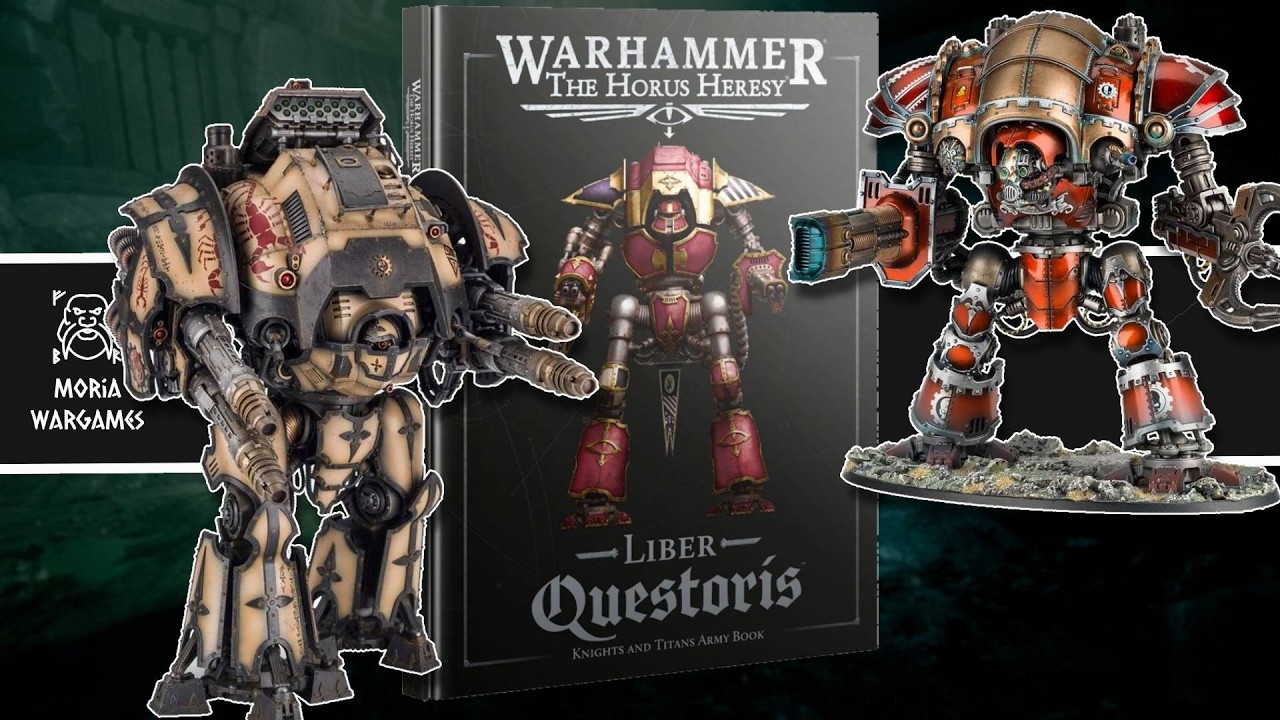 Cómo hacer una lista de Caballeros en Horus Heresy 3.0 | Liber Questoris | Aprende con Marcos