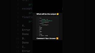 Error Ke Baad Bhi Run 😳🔥 | Python Try Except Trick #shorts #pythontricks #pythonchallenge