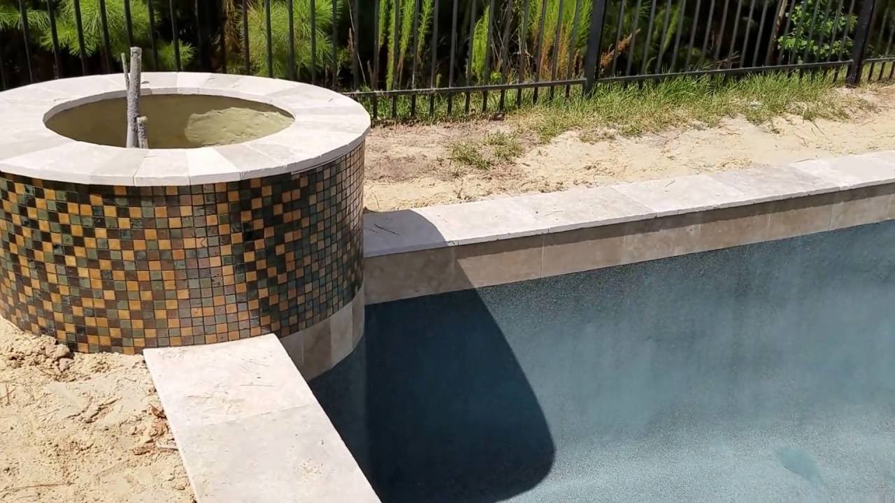 Pebble sheen initial application YouTube