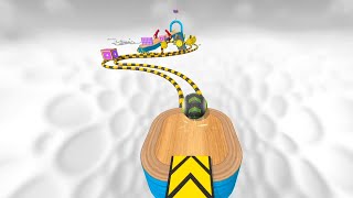 Going Balls Lucky Escape At The Last Second! ⏱️ Gameplay walkthrough run  screenshot 5