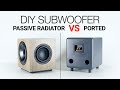 DIY Passive Radiator Subwoofer BUILD - by SoundBlab