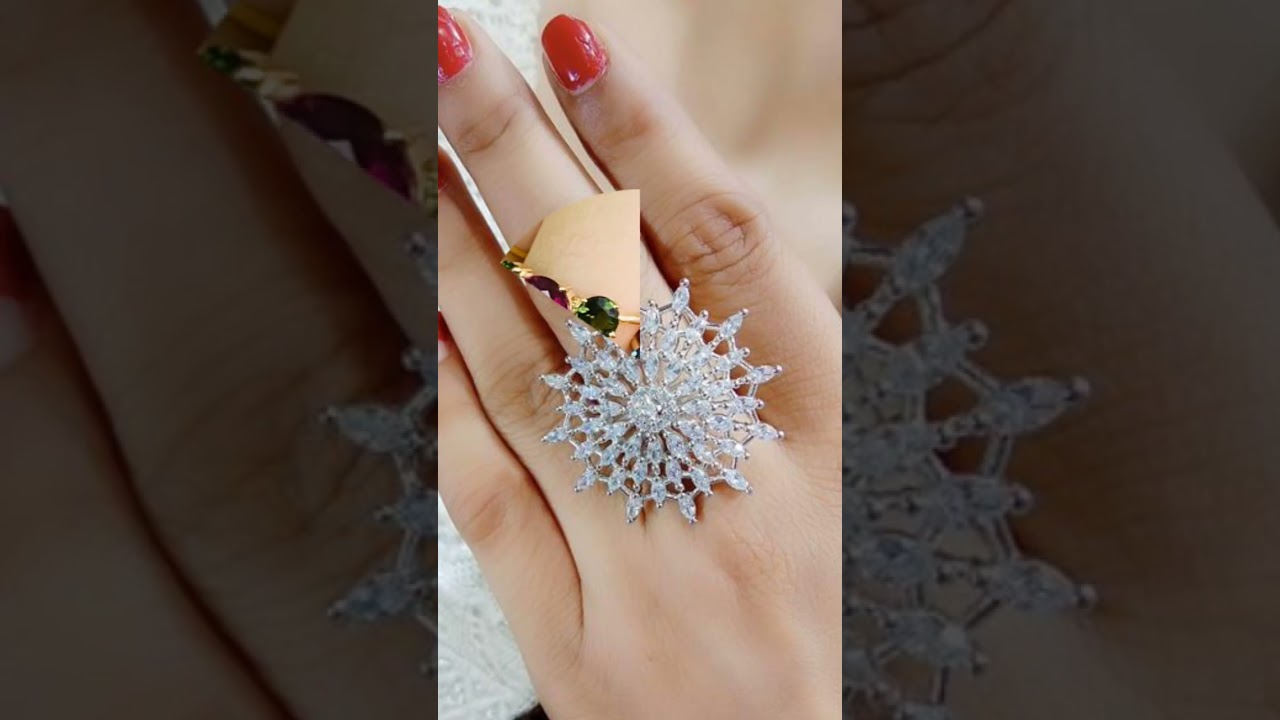 Beautiful rings || ring diamond ki laya song  status||