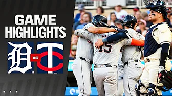 Tigers vs. Twins Highlights (7/3/24) | MLB Highlights thumbnail