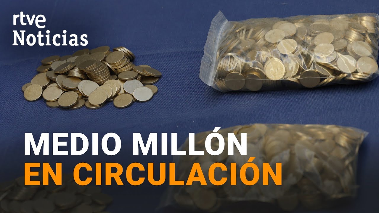 TOLEDO: DESMANTELAN el MAYOR TALLER de FABRICACIÓN de MONEDAS FALSAS de DOS EUROS | RTVE