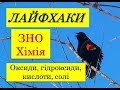 ЛАЙФХАКИ ДЛЯ ЗНО ХІМІЯ | ОКСИДИ ОСНОВИ КИСЛОТИ СОЛІ