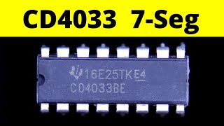 CD4033 | Seven 7 Segment Display Driver