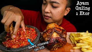 MUKBANG AYAM PEDAS SATU EKOR UTUH SUPER PEDAS | MUKBANG MAKANAN INDONESIA!!