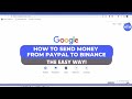 SAFELY SEND MONEY FROM PAYPAL TO BINANCE 2023!