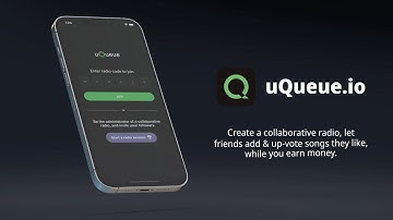 Anyone can create a radio with uQueue - iOS & Android