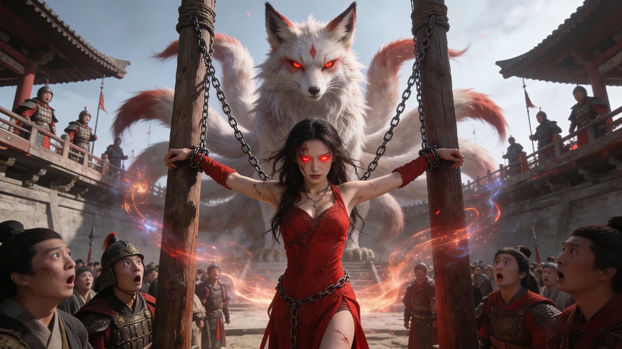 即将被问斩的女孩身份不简单，竟是天狐转世，挣开绳索无人能敌！#drama #kungfu #中国电视剧