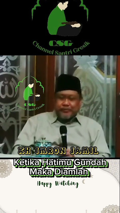 Ngaji Hikam KH Imron Jamil Ketika hati susah #shortsindonesia #ngaji #religion