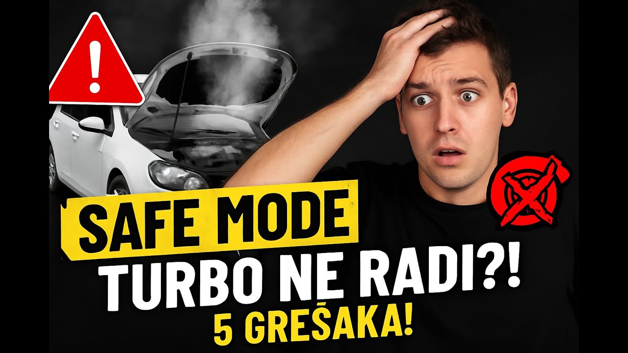 GUBIŠ TURBO?! 5 RAZLOGA ZAŠTO AUTO IDE U SAFE MODE! 
