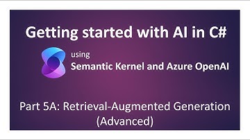 Getting Started with AI in C# (RAG) [Advanced] [Legacy: See description]