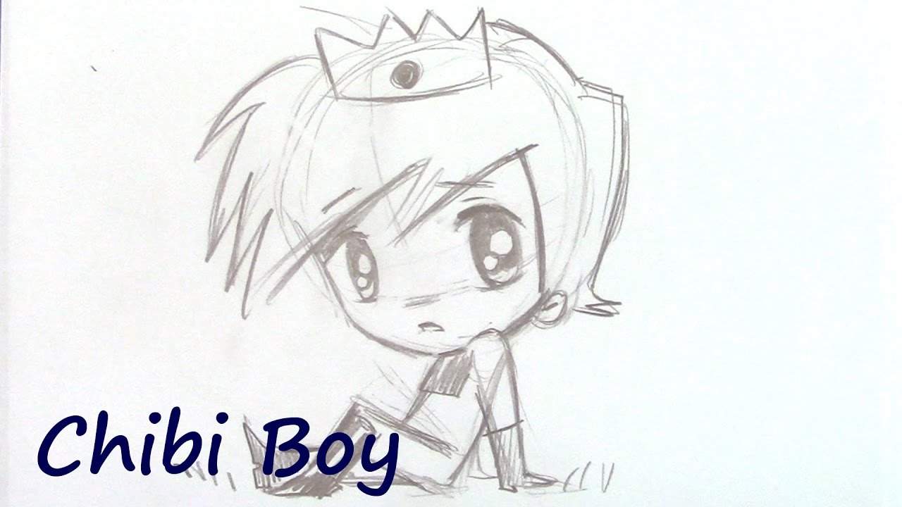 chibi boy drawing easy