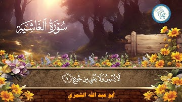 سورة الغاشية بصوت أبو عبدالله الشمري