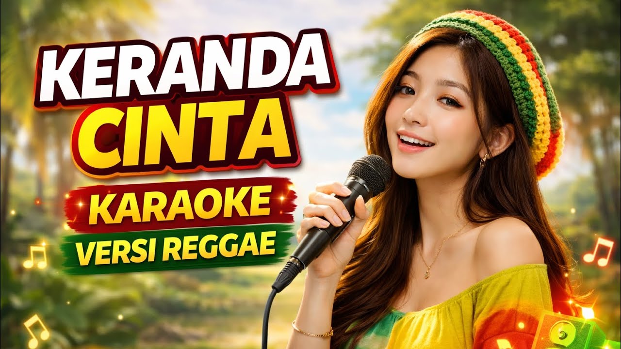 KERANDA CINTA - KARAOKE - VERSI REGGAE - ARIYA COVER 