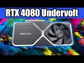 Undervolt your rtx 4080 for more fps and lower temperature  tutorial