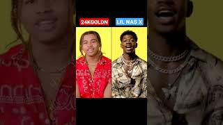 24KGOLDN - MOOD vs LIL NAS X No Autotune - Who is the best? #shorts Resimi