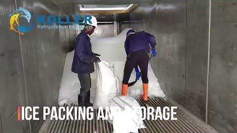 3X20 ton KPS20 flake ice machine finished installation in Angola #KPS20FlakeIceMachine